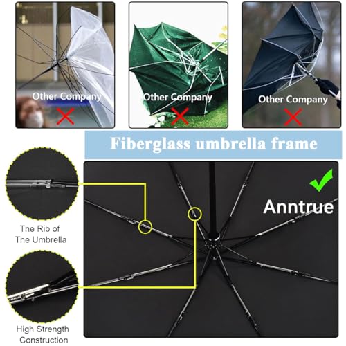 PALAY® Automatic Folding UV Umbrella for Women Kids 8 Fiber Ribs Gradient Modern Style Travel Rain Sun Proof UPF 50 One Button Open Close Ultra Lightweight Azure Blue 2PCS PALAY® Automatic Folding UV Umbrella for Women Kids 8 Fiber Ribs Gradient Modern Style Travel Rain Sun Proof UPF 50 One Button Open Close Ultra Lightweight Azure Blue 2PCS